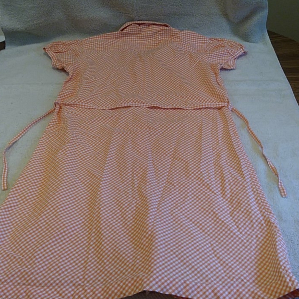 Peach and White Gap Kids Dress - Picture 4 of 4